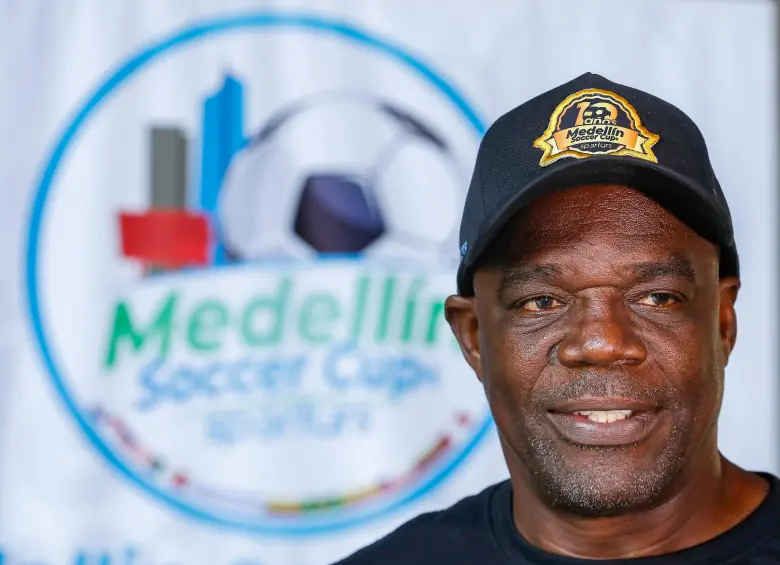 Luis Carlos Perea, exfutbolista y ahora formador de talentos. FOTO Manuel Saldarriaga 