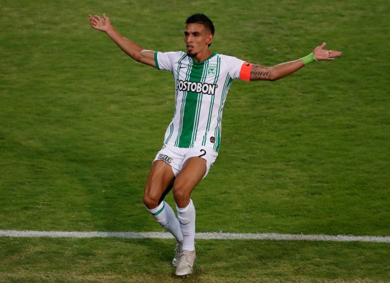 El futbolista antioqueño Daniel Muñoz jugó en Atlético Nacional entre 2019 y 2020. Fue uno de los capitanes del equipo durante el segundo paso del entrenador Juan Carlos Osorio. FOTO: Archivo Manuel Saldarriaga