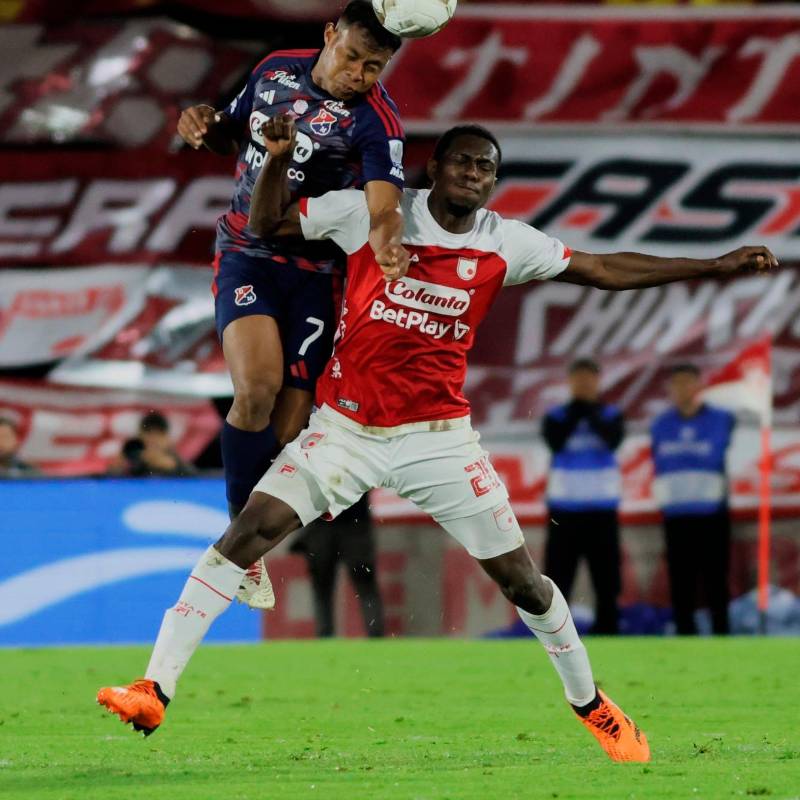 En Bogotá, el DIM generó oportunidades claras de gol que pudieron darle la victoria. FOTO GETTY