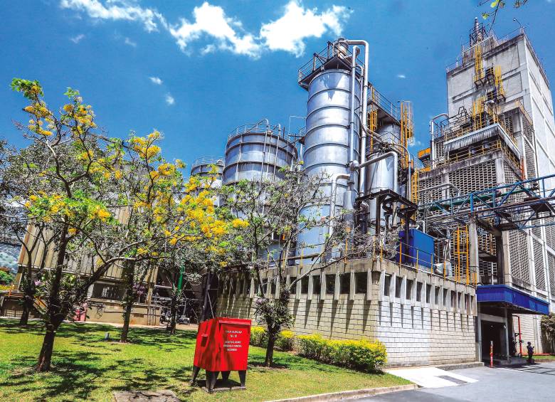 Planta de Enka en el norte del Valle de Aburrá. FOTO EL COLOMBIANO