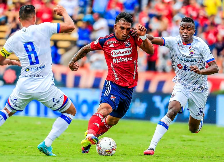 David Loaiza hace parte de los convocados. Ha recuperado protagonismo en el Rojo desde que lo dirige Alfredo Arias. FOTO camilo Suárez