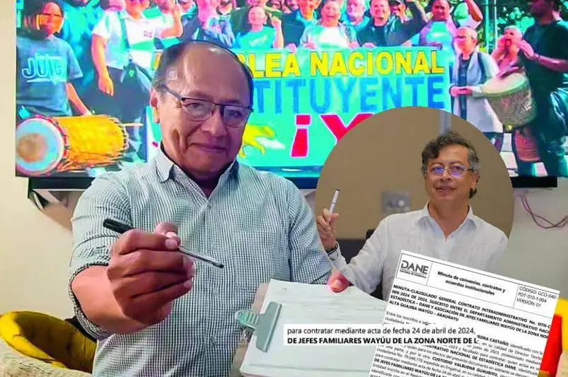 Los documentos, con distintos objetos contractuales, han sido firmados con el ICBF, los ministerios de Interior, Educación, Agricultura y Salud, el DANE, pero también con la Alcaldía de Uribia y Riohacha y la Gobernación de La Guajira. Fotos: Cortesía