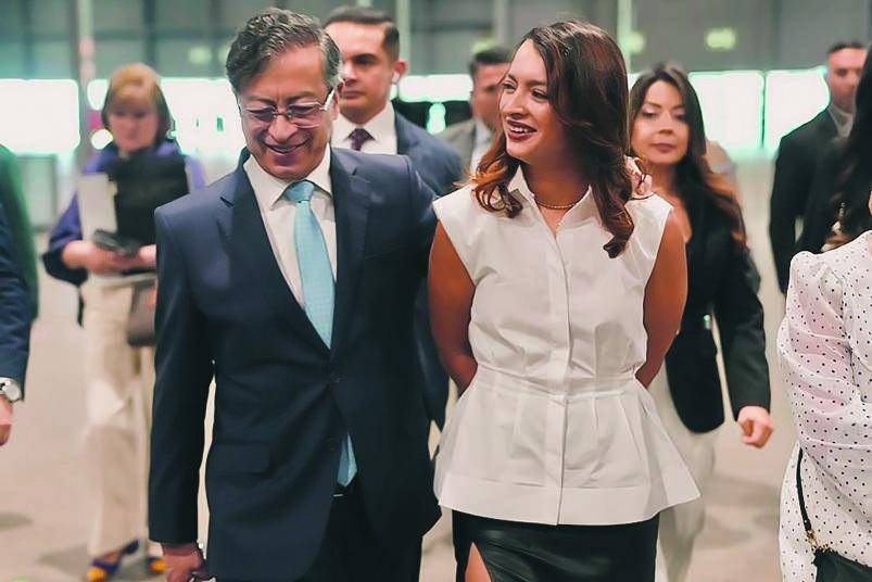 Andrea Petro, de 35 años, es empresaria y está radicada en Francia. Es fruto del matrimonio de Petro con Mary Luz Herrán.<b> </b>FOTO<b> @andreapetro91</b> 