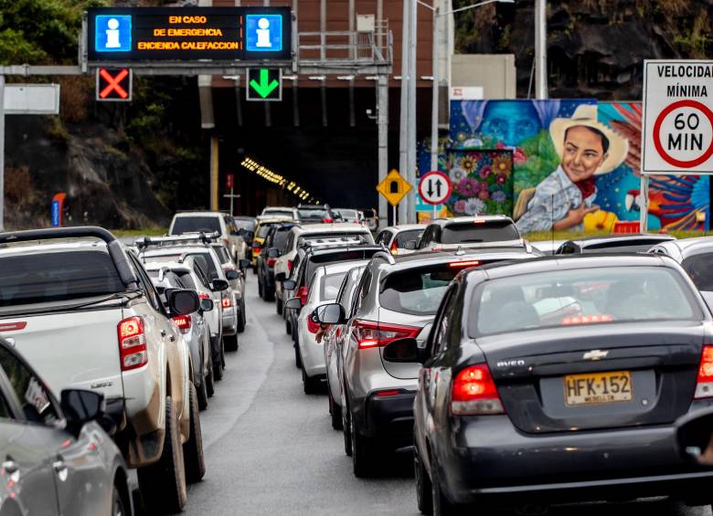 El Túnel de Oriente, en Antioquia, tendrá varios cierres entre el 24 y el 27 de junio por trabajos de mantenimiento. FOTO: JUAN ANTONIO SÁNCHEZ OCAMPO