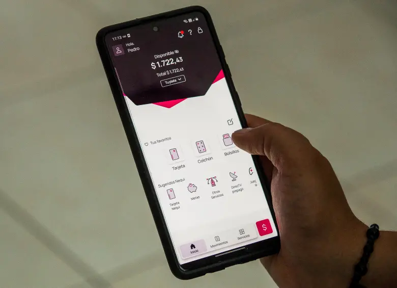 Nequi presenta fallas en su servicio este 15 de diciembre. FOTO EL COLOMBIANO. 