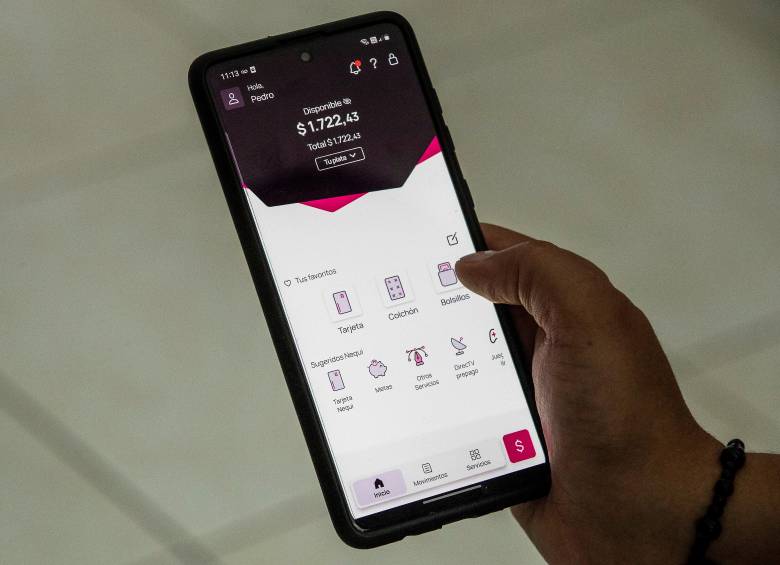 Usuarios tendrán interrupciones nocturnas y en las madrugadas, en transferencias y acceso a la app por trabajos técnicos programados esta semana. FOTO EL COLOMBIANO. 