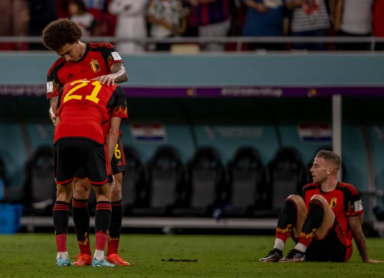 Bélgica, que llegaba como favorita, se despidió en la primera ronda de Qatar 2022. FOTO: JUAN ANTONIO SÁNCHEZ