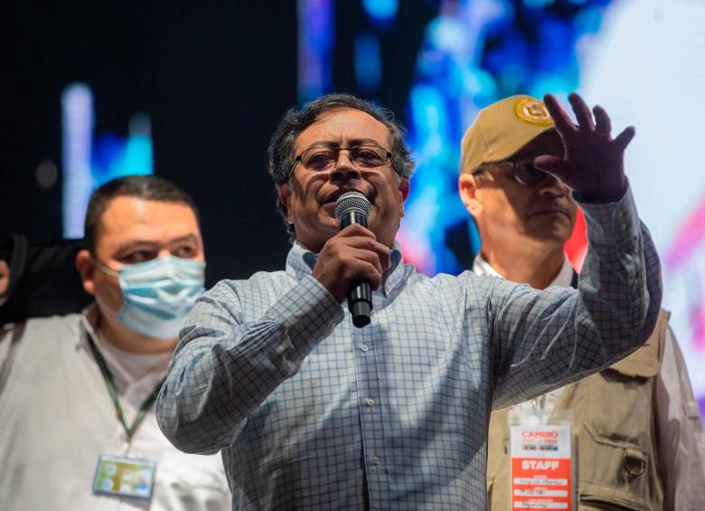 Gustavo Petro es el candidato con mayores opciones de pasar a la segunda vuelta presidencial. Foto: El Colombiano.