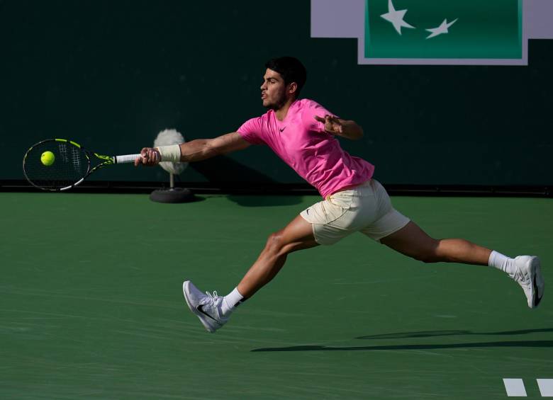 De conseguir el título en California, Alcaraz igualaría a Rafael Nadal como el tenista más ganador de masters 1.000 antes de cumplir 20 años, con tres trofeos. FOTO: EFE