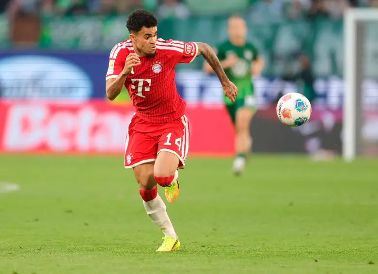 Luis Díaz ganó la Bundesliga y la Supercopa de Alemania con el Bayern. Va por su tercer trofeo. FOTO: GETTY