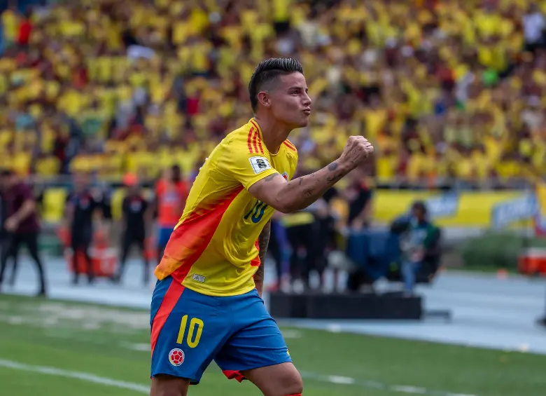 James Rodríguez cerró un gran año con la Selección Colombia, pero está gestionando cuál será su futuro en los clubes. FOTO : Juan Antonio Sánchez