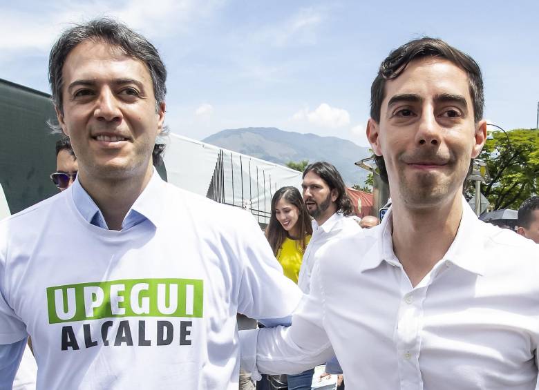 Upegui fue el candidato de Quintero a la Alcaldía de Medellín Foto: Jaime Pérez Munévar.