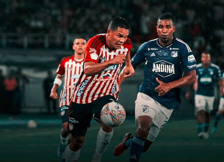 Carlos Bacca llegó a su gol 104 con el Junior. FOTO X-JUNIOR