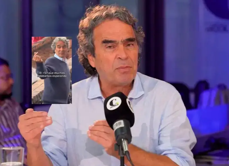 Video que ha circulado de Sergio Fajardo, haciendo con los dedos un corazón, no es actual, dice su campaña. Fotos: El Colombiano y redes