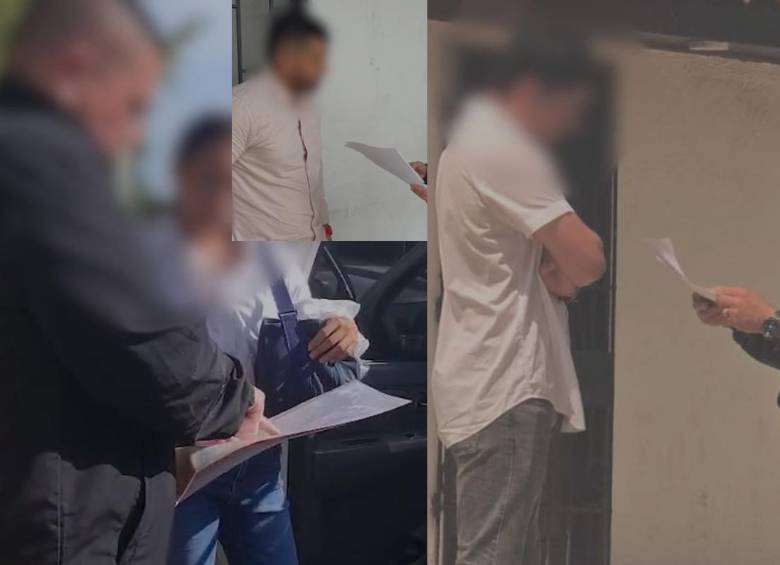 Los capturados serán presentados ante un juez de garantías. Fotos: Fiscalía