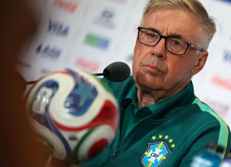 Carlo Ancelotti, DT de Brasil, sólo ha perdido tres partidos al frente de los sudamericanos, siendo uno de ellos ante Japón. Foto: Xinhua
