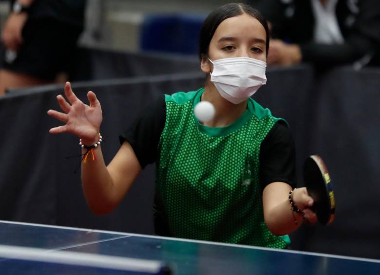 La tenimesista antioqueña Ana María Isaza Rodríguez es una de las candidatas a pelear medallas en las justas que se desarrolarán en Rosario, Argentina. FOTO el colombiano 
