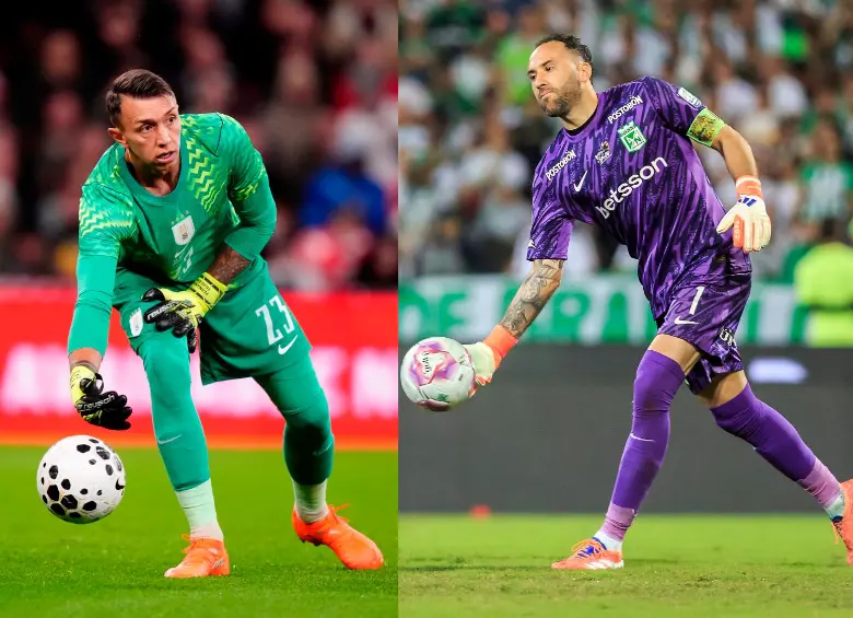 David Ospina ha jugado dos mundiales, mientras que el arquero Fernando Muslera ha estado en cuatro citas orbitales. FOTOS: GETTY Y CAMILO SUÁREZ