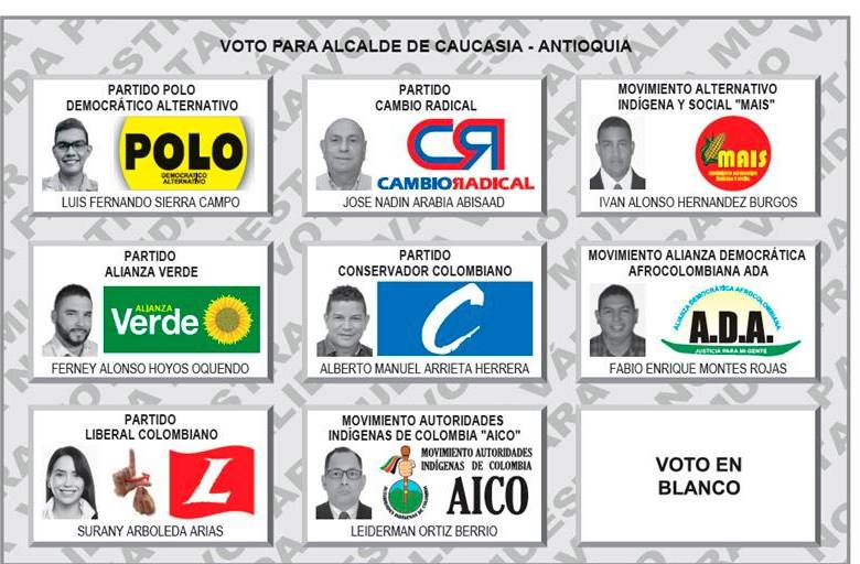 Caucasia elige este domingo a su nuevo alcalde