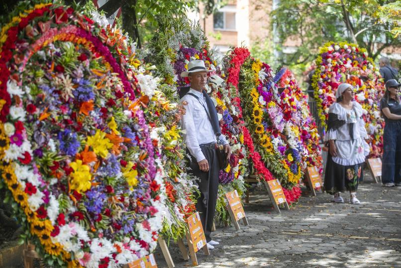 La Feria de las Flores atraería a más de 55.000 asistentes. FOTO: Esneyder Gutiérrez
