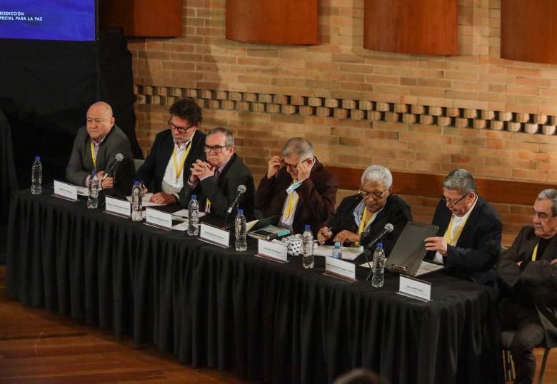 Los sobrevivientes del antiguo Secretariado de las Farc le pidieron perdón a las víctimas. Foto: Getty. 