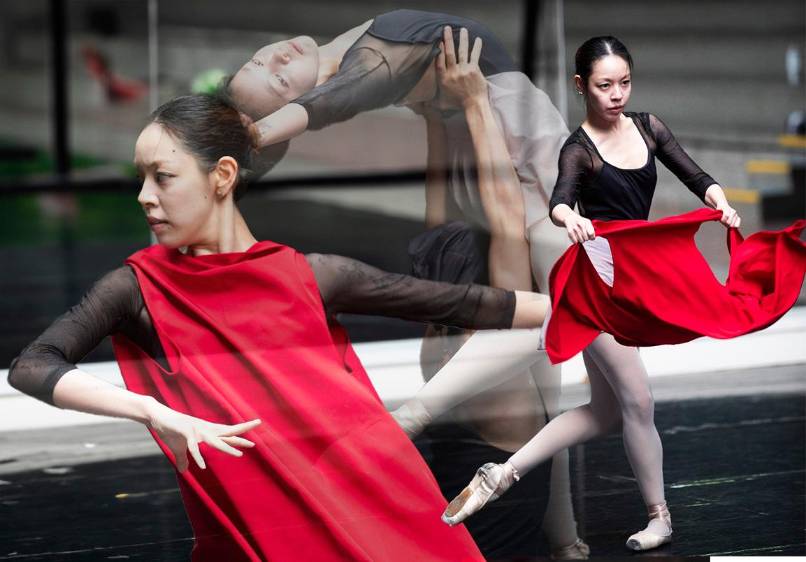 María Takemoto hace parte de la compañía del Ballet Metropolitano de Medellín. Vive en la ciudad hace poco más de tres años.