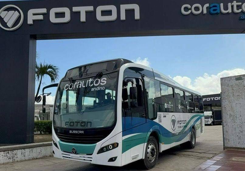 Foton fortalece su presencia en Colombia con nueva línea de buses y chasises industriales. FOTO: Cortesía.