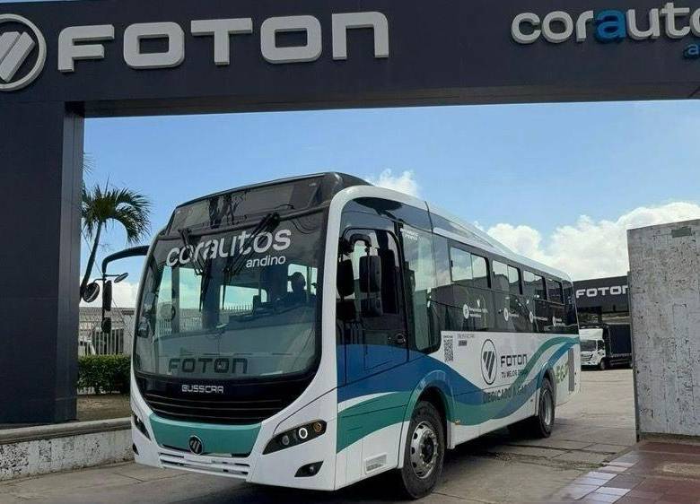 Foton fortalece su presencia en Colombia con nueva línea de buses y chasises industriales. FOTO: Cortesía.
