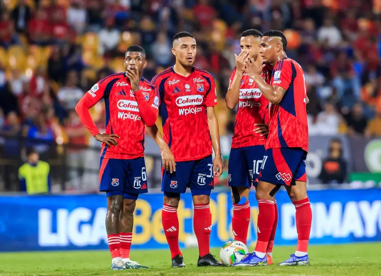 Daniel Londoño anotó el último gol que el Medellín le marcó a Deportes Tolima en el Atanasio Girardot. Fue en el empate 1-1 del encuentro que se disputó el primero de abril del 2023. FOTO Camilo Suárez 