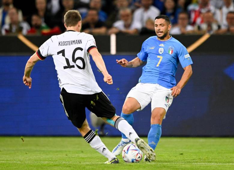 Alemania no tuvo piedad con Italia y lo goleó 5-2 en la Liga de Las Naciones. Igual destino tuvo Inglaterra a manos de Hungría. FOTO EFE 