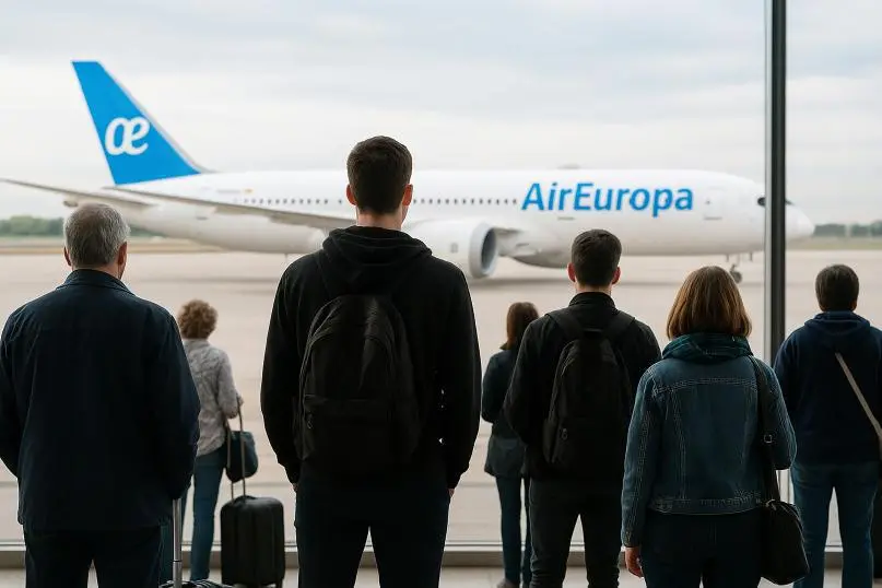 Todos los vuelos a Colombia se operan con la flota Boeing 787 Dreamliner, y este año estas rutas entre ambos lados del Atlántico se han beneficiado con la llegada de tres nuevas unidades. FOTO generada con IA