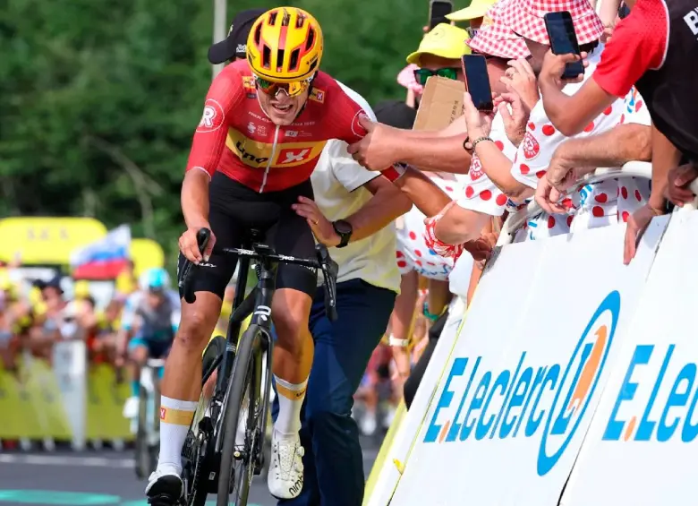  Tobias Johannessen se ubica undécimo en el actual Tour. FOTO: AFP