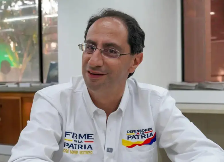José Manuel Restrepo, fórmula vicepresidencial de Abelardo De la Espriella. Foto: El Colombiano