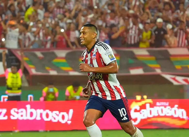 Muriel, figura del primer juego de la final entre Junior y Nacional. FOTO X-JUNIOR DE BARRANQUILLA