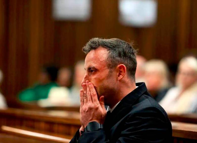 Pistorius, de 37 años, obtuvo la libertad condicional el 24 de noviembre. FOTO AFP
