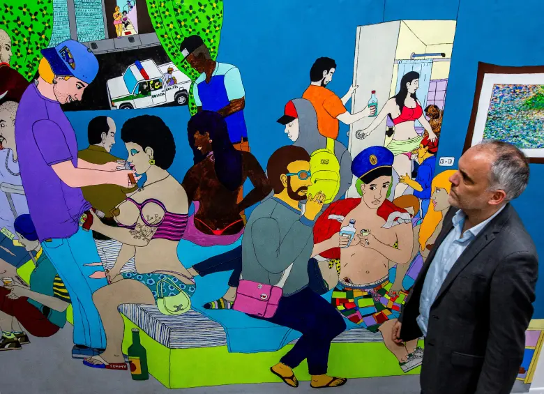 Todas las exposiciones de la Bienal son de entrada libre y se podrán ver hasta el próximo martes 25 de noviembre. Foto Julio César Herrera. 