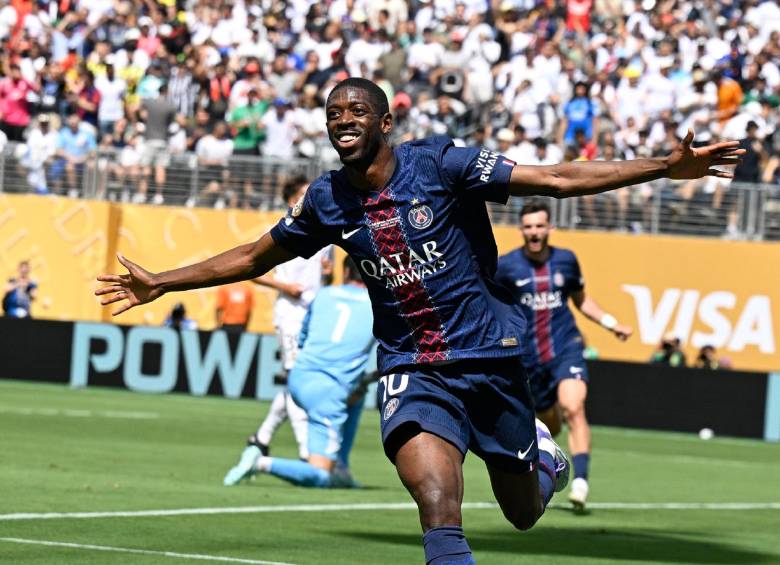 Dembélé, protagonista en la semifinal del Mundial contra el Real Madrid. FOTO X-PSG