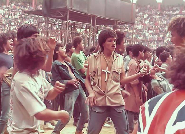 La Batalla de las Bandas ocurrió en 1985 en la Plaza de toros La Macarena. FOTO Cortesía Juan Diego Parra-Valencia.
