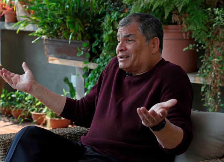 Rafael Correa fue presidente de Ecuador entre el 2007 y el 2017. FOTO EFE/Mario Guzmán