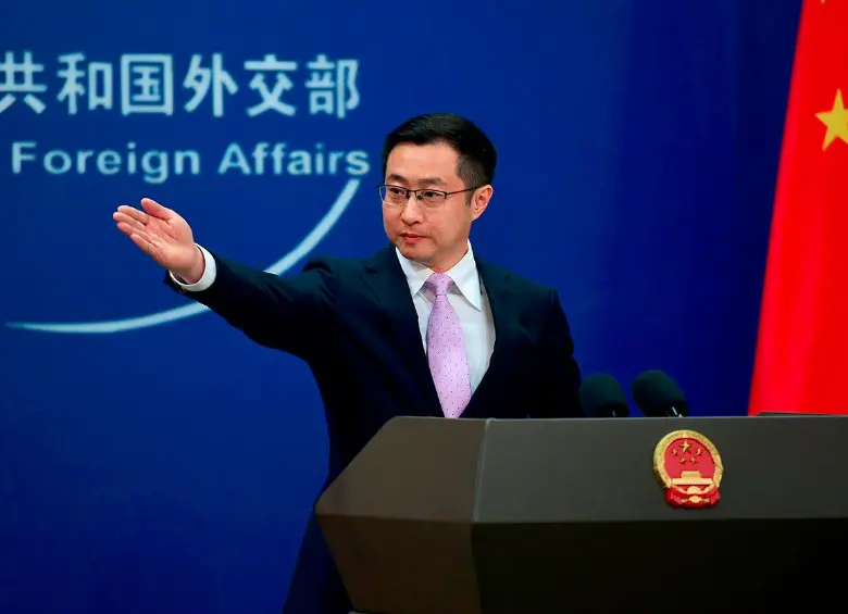 Lin Jian, Portavoz del Ministerio de Relaciones Exteriores. FOTO: Ministerio de Relaciones Exteriores de China