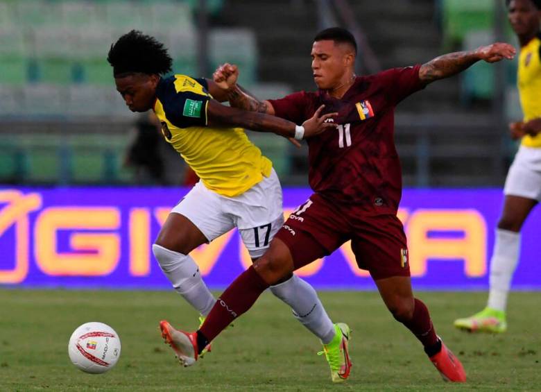 El empate entre Venezuela y Ecuador terminó siendo justo por lo mostrado por ambas selecciones. FOTO AFP