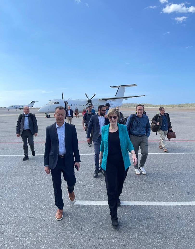 La embajadora Laura Dogu encabeza la misión estadounidense, aunque en principio su rol será como encargada de negocios. FOTO: Tomada de @usembassyve.