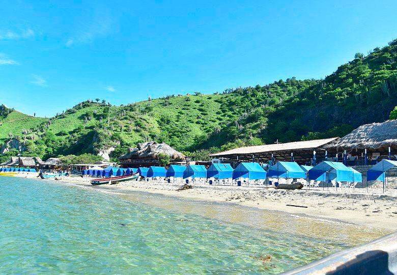 La situación se presentó este domingo en una playa en el municipio de Taganga en Santa Marta. FOTO: COLPRENSA.