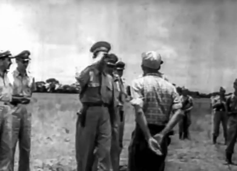 Con el decreto 1823 de 1954 la dictadura de Rojas Pinilla prometió otorgarles amnistía a los bandoleros de las guerrillas. FOTO CAPTURA DE VIDEO