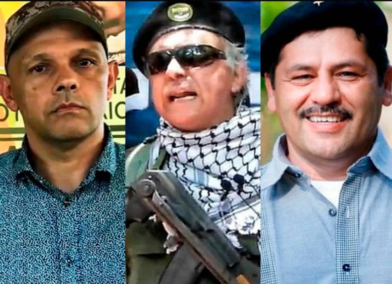 Los tres disidentes de las Farc que habían sido dados por muertos. Foto: Archivo.