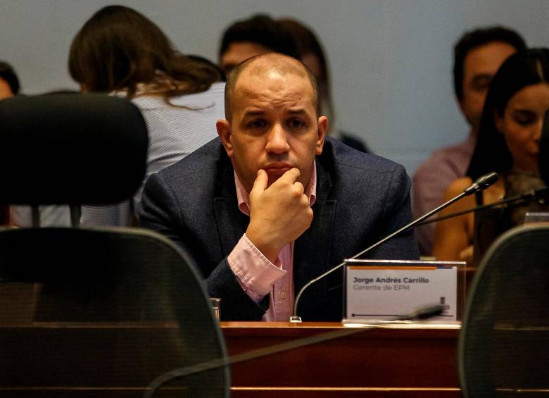 Jorge Andrés Carrillo, exgerente de EPM y actual presidente de ISA, tiene una sanción de la Contraloría la cual fue apelada. FOTO Camilo Suárez