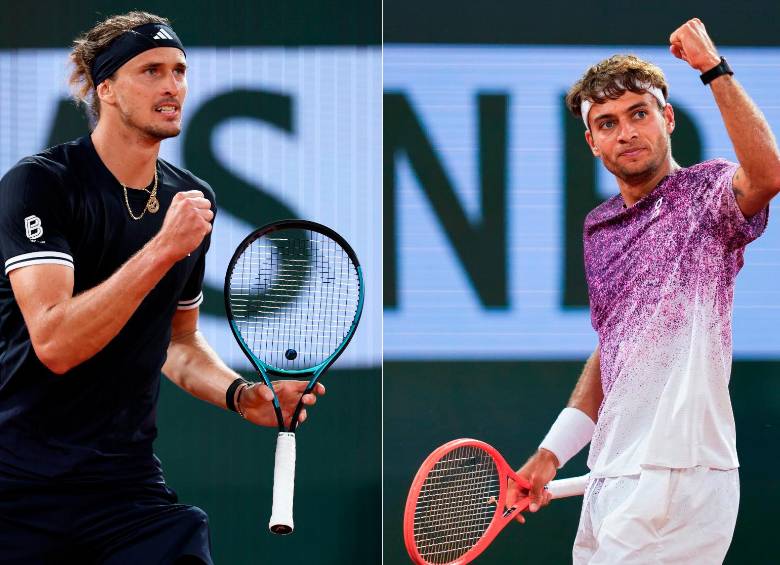 Sascha Zverev (izquierda) se enfrenta a Flavio Cobolli (derecha) por el título de Roland Garros 2026.
