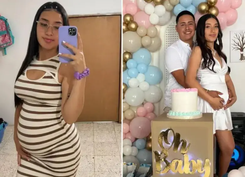 María Camila Potosí y su pareja. Foto: redes