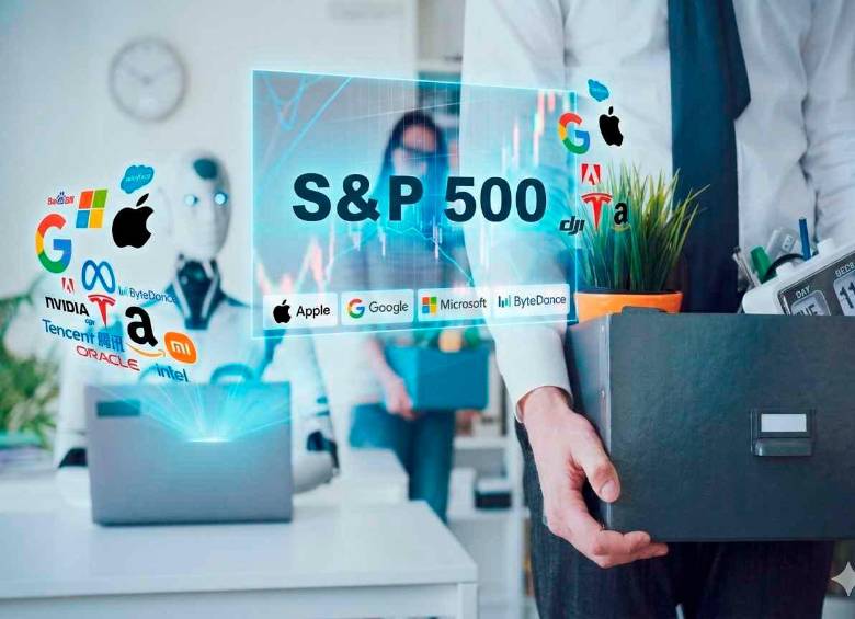 El entusiasmo por la IA impulsa las acciones mientras el mercado laboral se enfría con despidos masivos que ya acumulan más de 30.000. FOTO: GETTY y Gemini