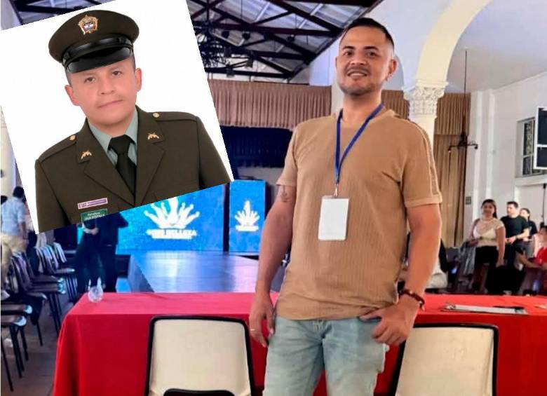 El patrullero Álvaro Jair Pístala Garrido y David Rodríguez Gómez, funcionario del ICBF, secuestrados el mismo día en Nariño y La Guajira. FOTOS: CORTESÍA.
